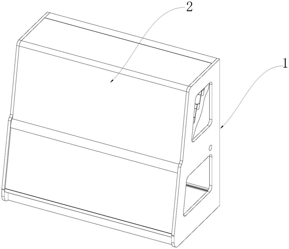推拉式梯形陈列散烟柜的制作方法