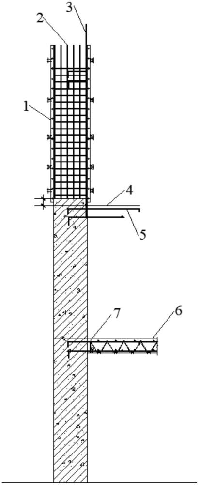 一种超高层核心筒钢模施工外框板筋预埋装置的制作方法