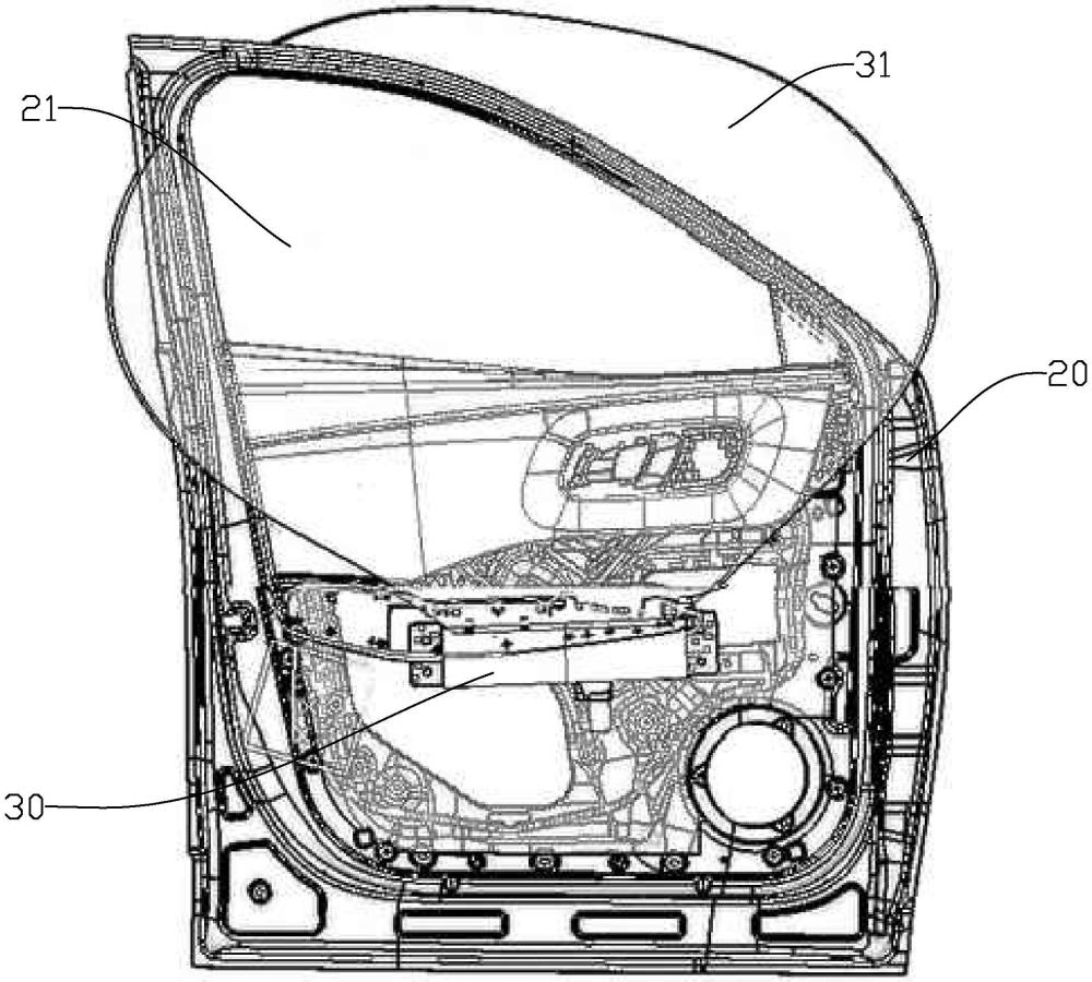 侧面安全气囊结构及车辆的制作方法