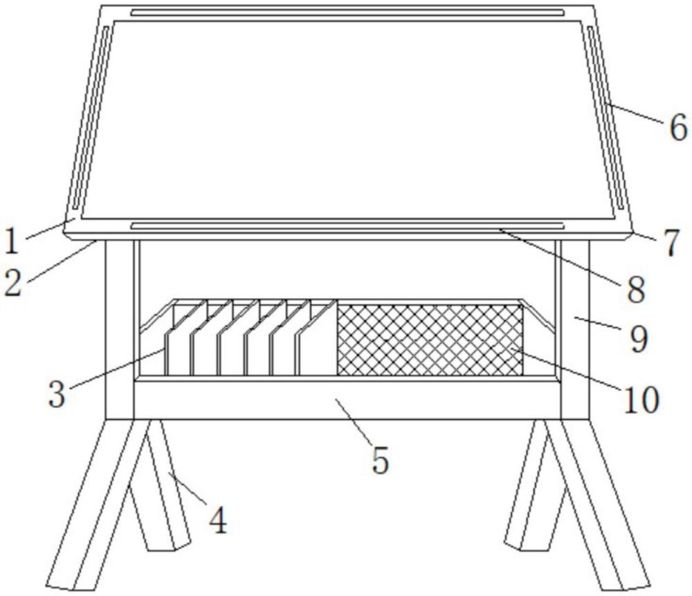 一种用于建筑学设计的组合式绘图板的制作方法