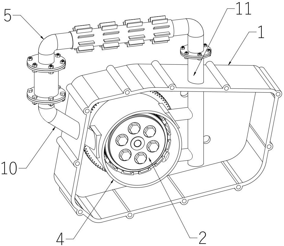 一種抗動力傳遞衰減型摩托車離合器的制作方法