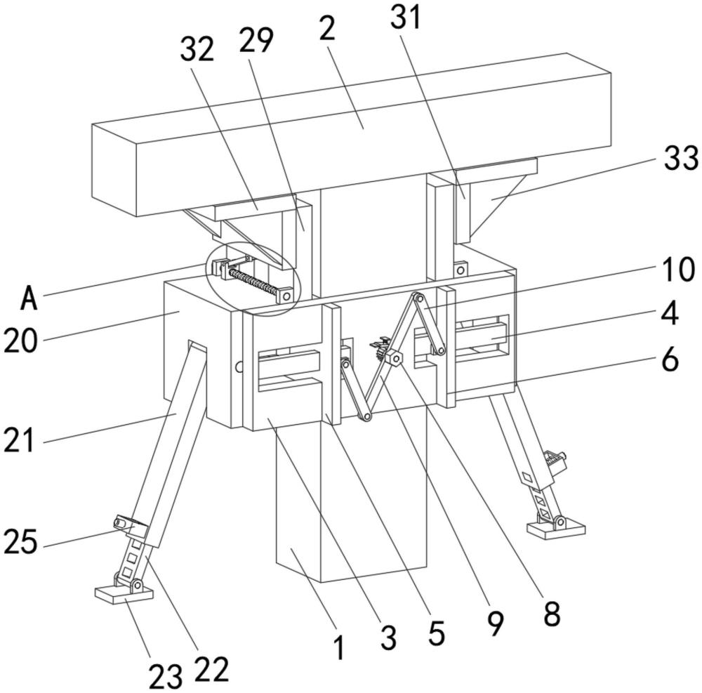 一種城市規(guī)劃用建筑工程加固結(jié)構(gòu)的制作方法