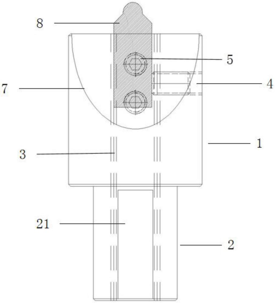 镗刀柄用固定刀具的制作方法