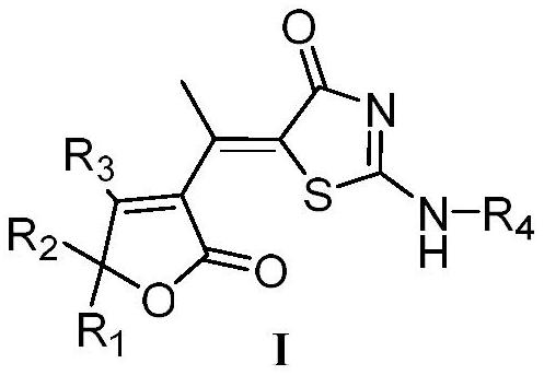 含噻唑烷酮結(jié)構(gòu)的丁烯內(nèi)酯類化合物及其制備方法與應(yīng)用