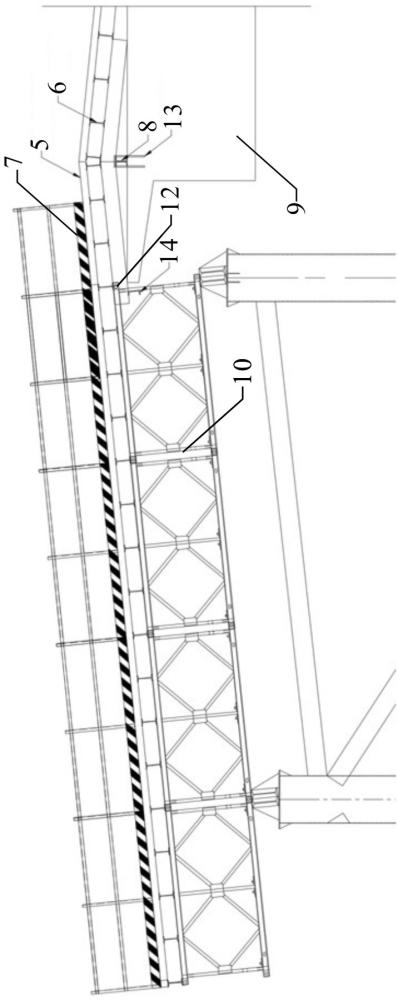 一種超大縱坡連續(xù)多跨鋼棧橋穩(wěn)定結(jié)構(gòu)的制作方法