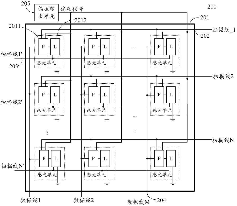 感光單元陣列驅動電路和感光平板探測器的制作方法