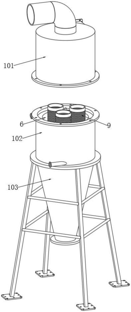 一種可調(diào)節(jié)高效氣液旋風分離器的制作方法