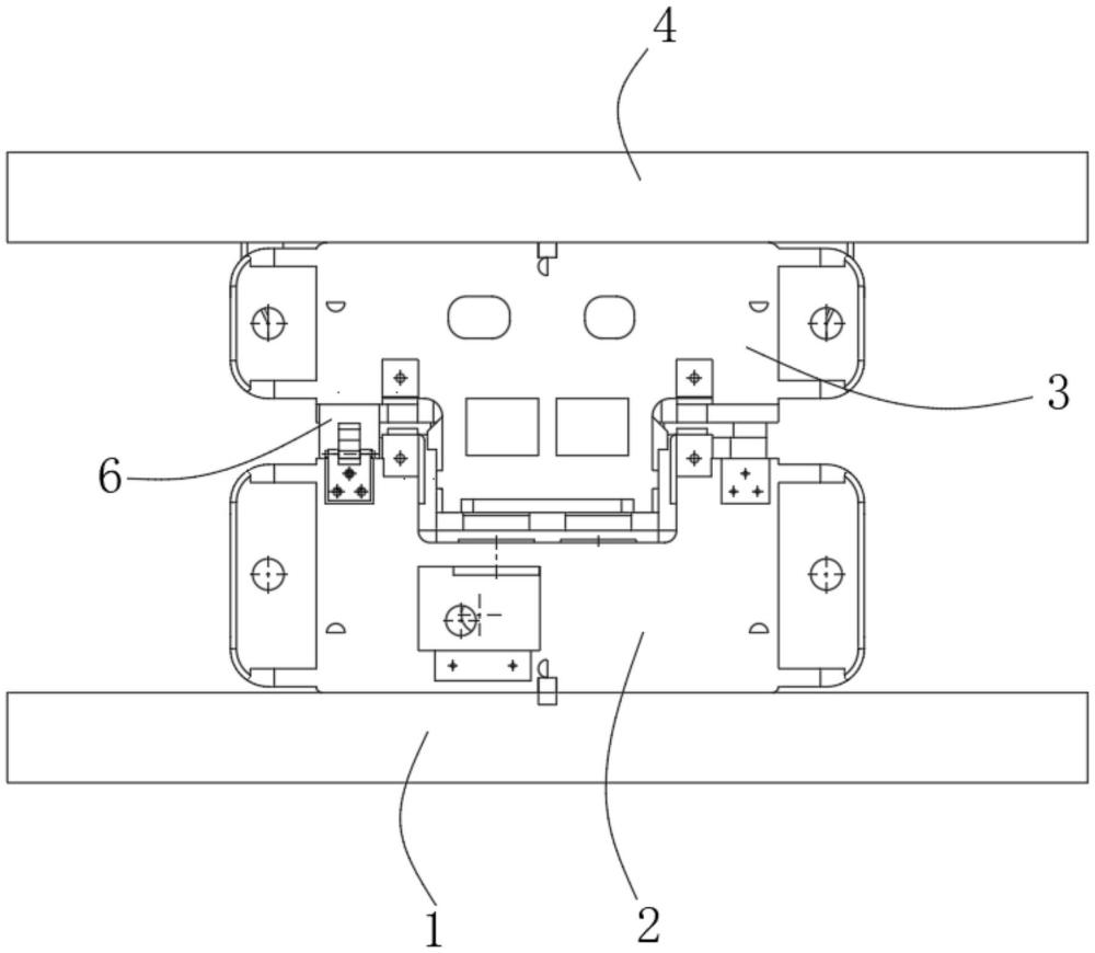 一種模具活動存放矩形塊結(jié)構(gòu)的制作方法