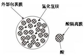 一种海上砂岩储层在线酸化包裹酸及其制备方法和应用与流程