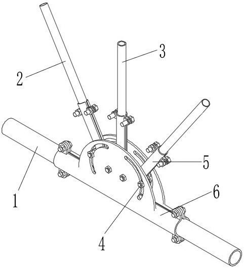 一種角度可調(diào)的管節(jié)點加固裝置及其使用方法與流程