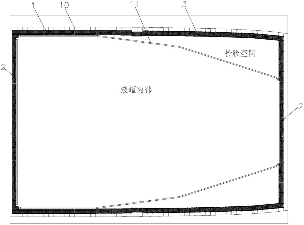 一種用于船用低溫液體罐的巡檢通道的制作方法