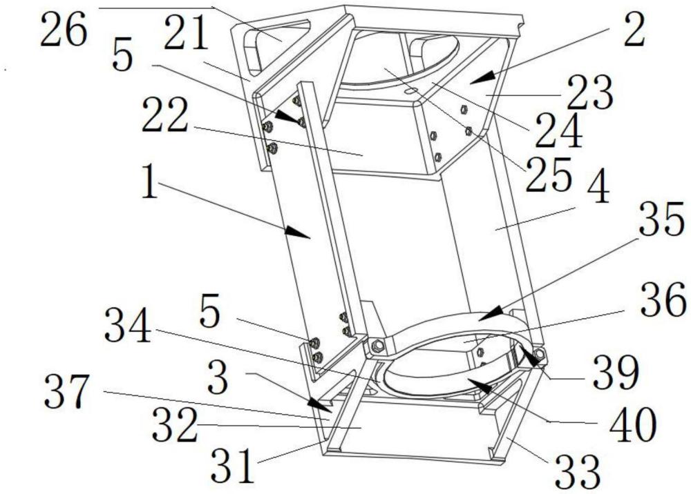 一种小型固体火箭发动机支架装置的制作方法