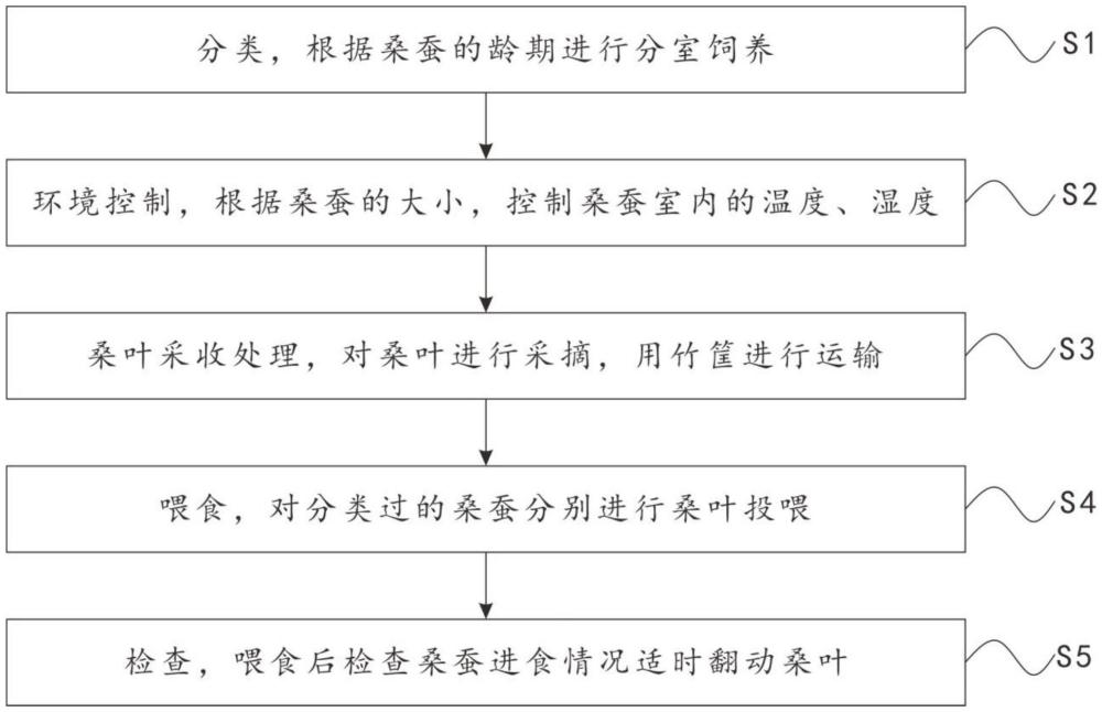 一種節(jié)約桑葉的桑蠶養(yǎng)殖方法