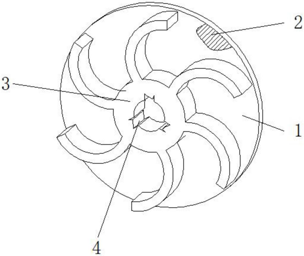 一种离心泵的不锈钢叶轮的制作方法