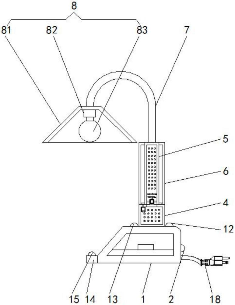 一種具有室溫顯示功能和智能開關(guān)功能的臺燈的制作方法