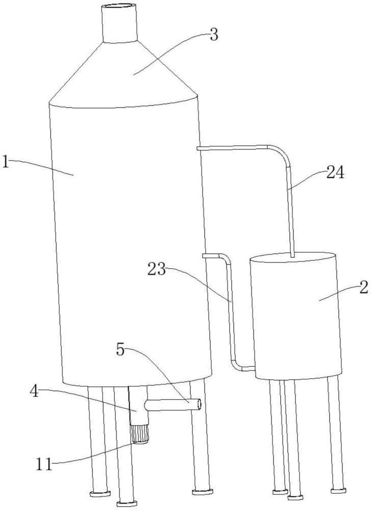 一種硫化氫、二氧化硫混合氣體治理裝置的制作方法