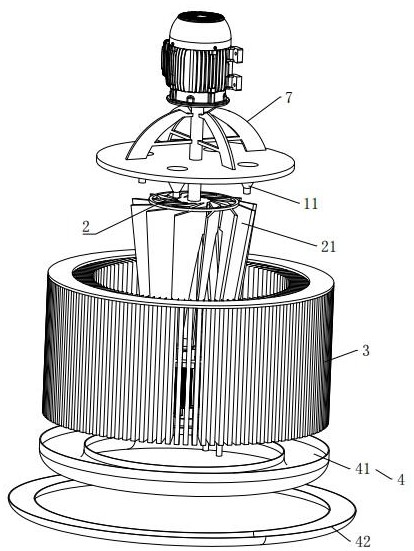 一種超細導電鎳粉雜質分離設備的制作方法