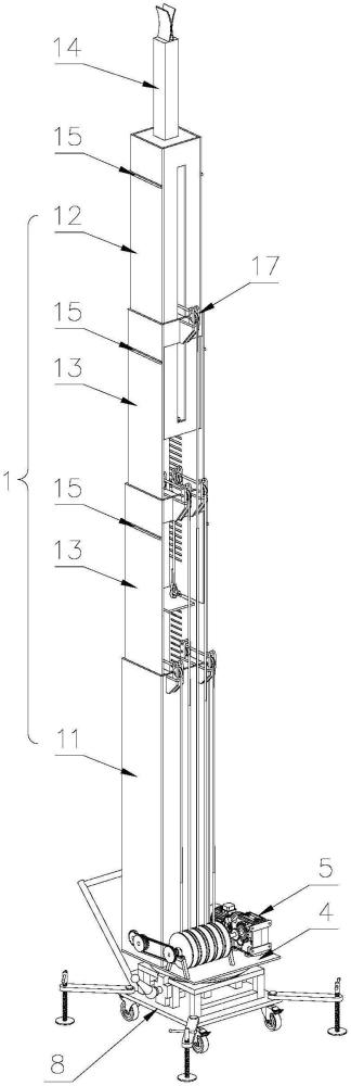 一種電動(dòng)絕緣升降桿的制作方法