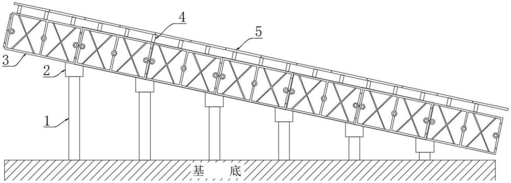 一種采用貝雷片進(jìn)行組裝的鋼棧橋的制作方法