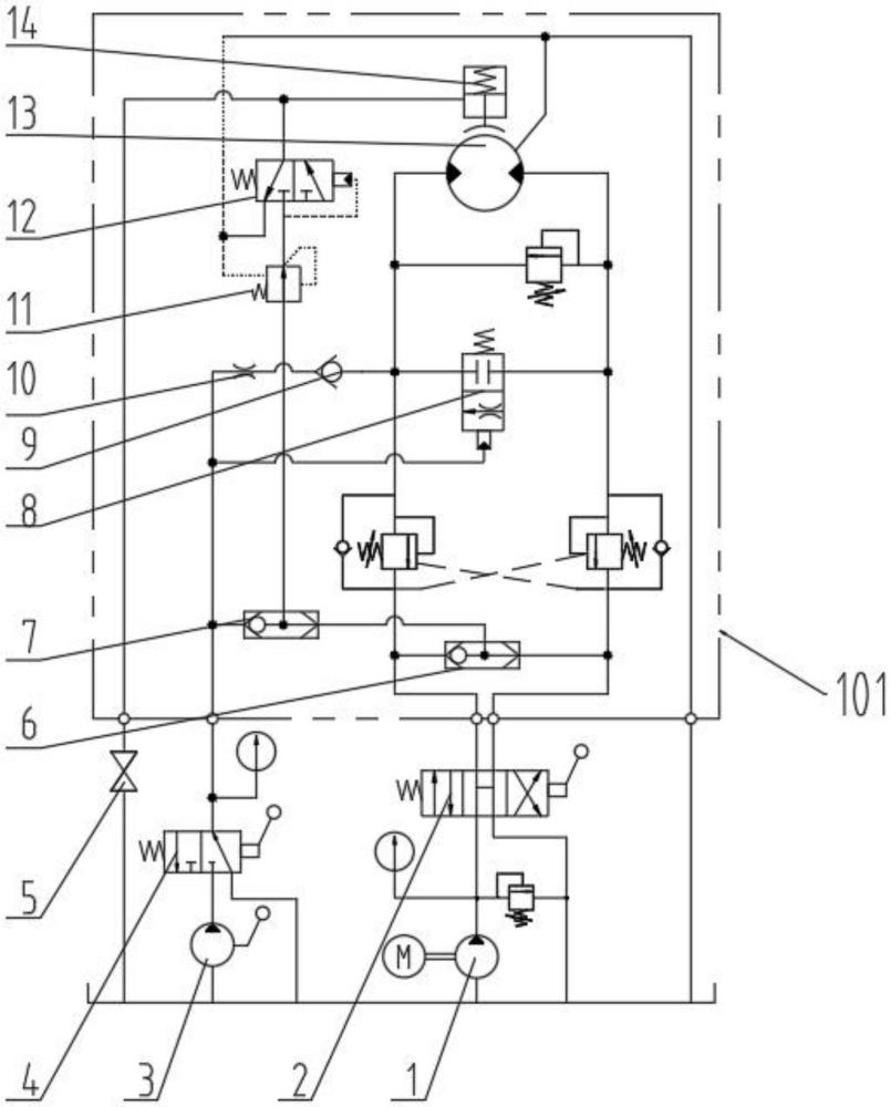 一種船用起重機(jī)液壓絞車應(yīng)急釋放系統(tǒng)的制作方法