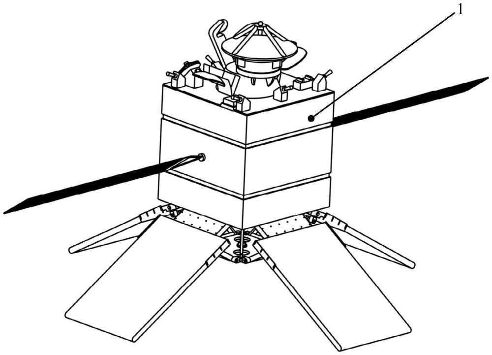 小行星探測衛(wèi)星可展開式柔性著陸裝置及使用方法