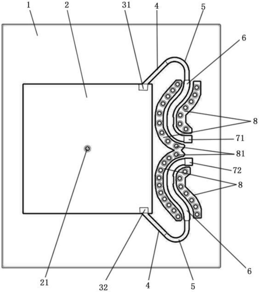 一種適用于雙面板的高隔離小型化準(zhǔn)邊饋微帶天線及其應(yīng)用的制作方法