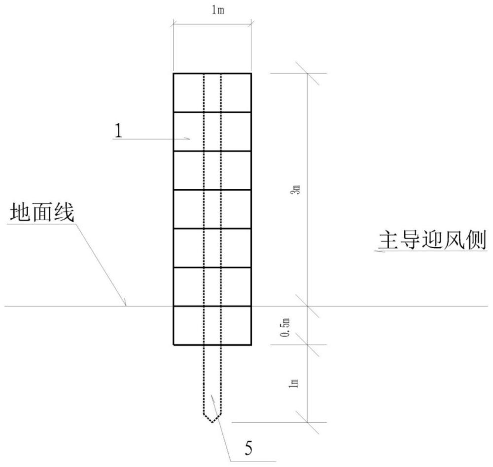 大風(fēng)地區(qū)運(yùn)營(yíng)鐵路鋼筋混凝土構(gòu)件拼裝擋風(fēng)墻的制作方法