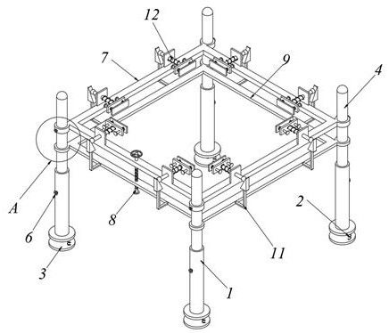 一种土木工程用易拆卸建筑模板连接架的制作方法