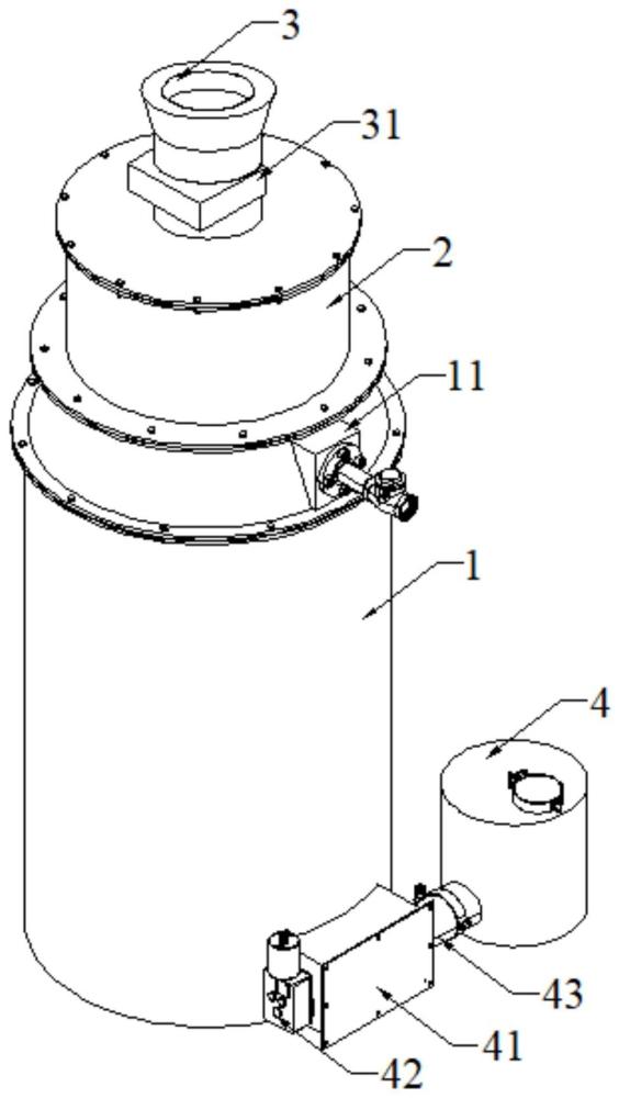 一种垃圾气化炉用防堵塞进料机构的制作方法