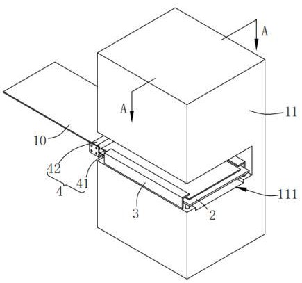 一種板式換熱器板片成型設備的制作方法