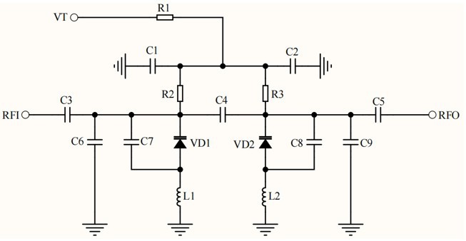 一種電調射頻濾波器電路的制作方法