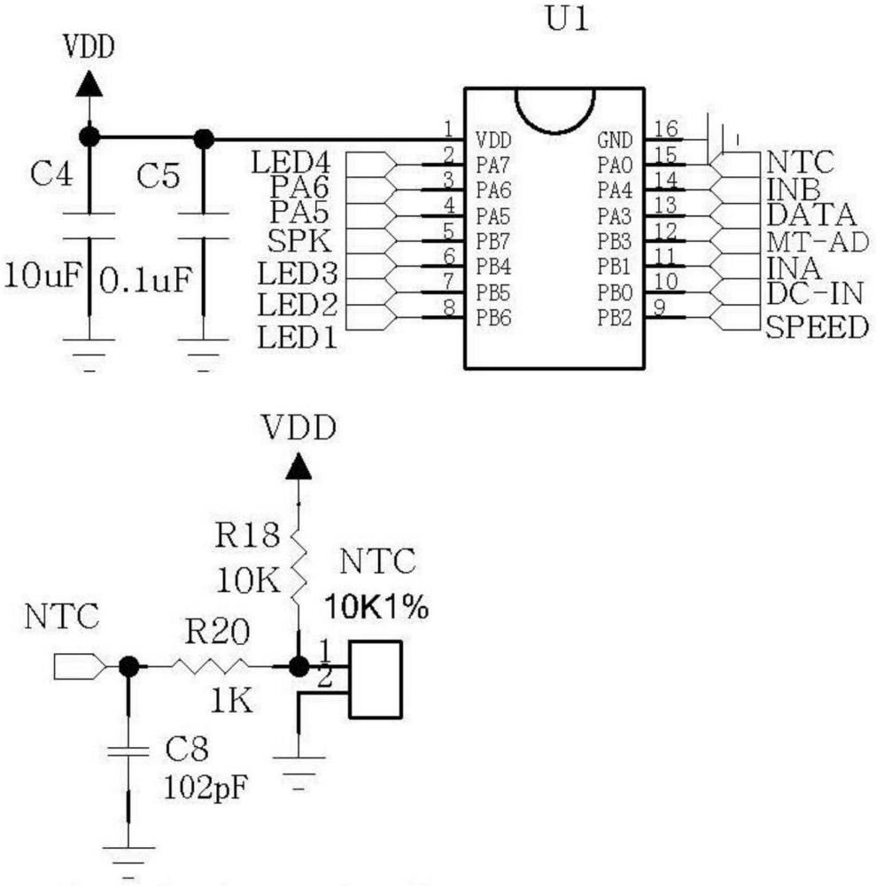 一種多用露營扇的控制電路的制作方法