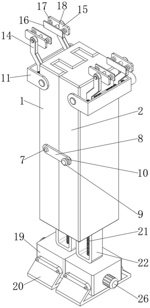 一種工程造價(jià)用可調(diào)式設(shè)備安裝架的制作方法