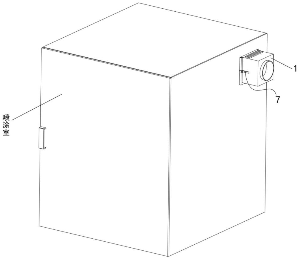 一種環(huán)保家具噴涂廢氣處理裝置的制作方法