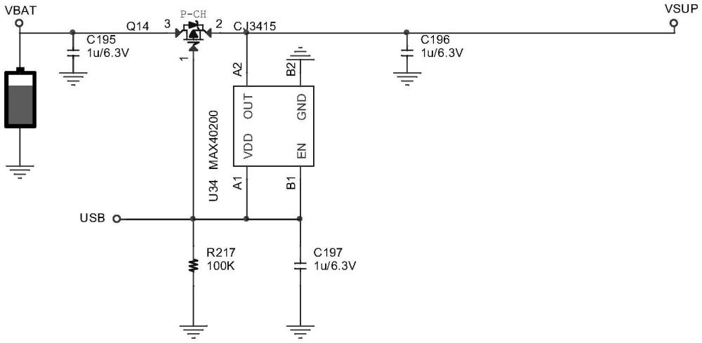 行車記錄儀電源路徑管理電路的制作方法