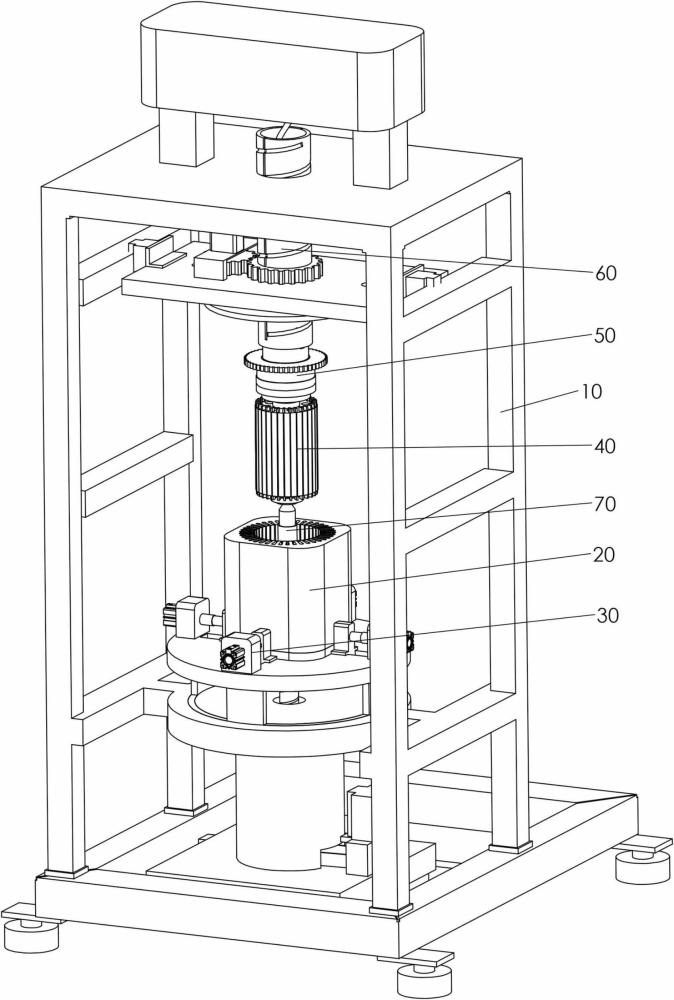 一種永磁電機(jī)合裝機(jī)的制作方法