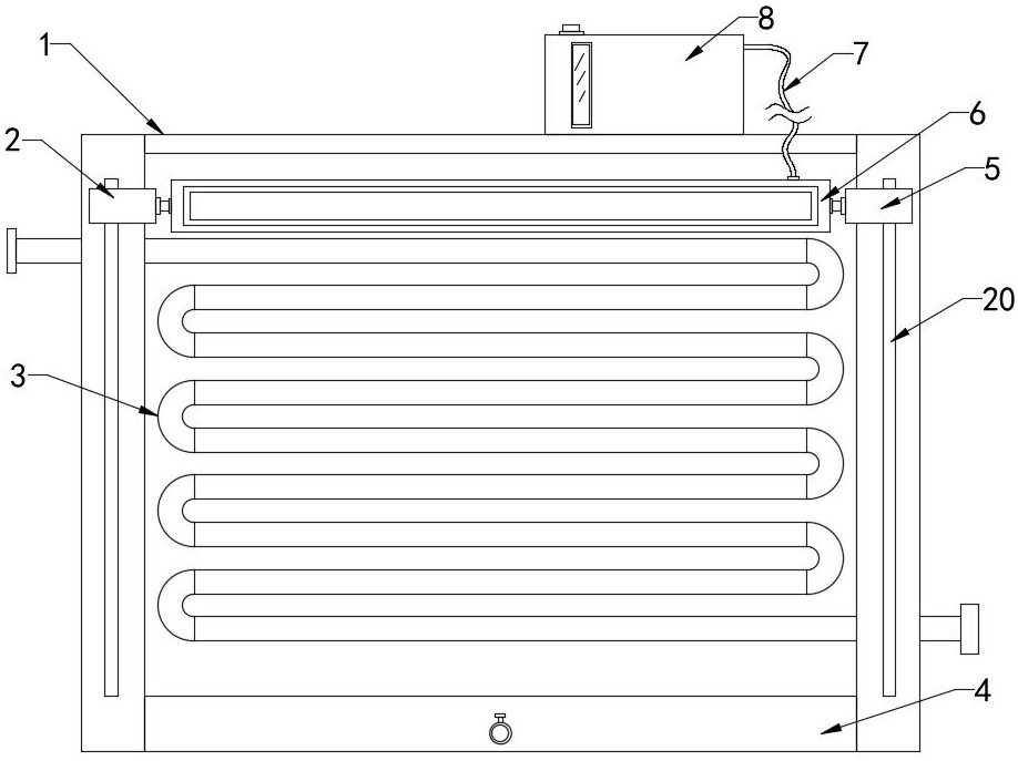 一種變頻冷水機組冷凝器自動除塵裝置的制作方法