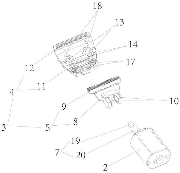 一種具有磁驅(qū)結(jié)構(gòu)的電推剪的制作方法