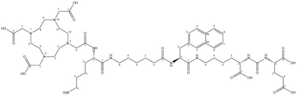 一種金屬釓螯合PSMA靶向多肽的分子探針制備方法及其應(yīng)用