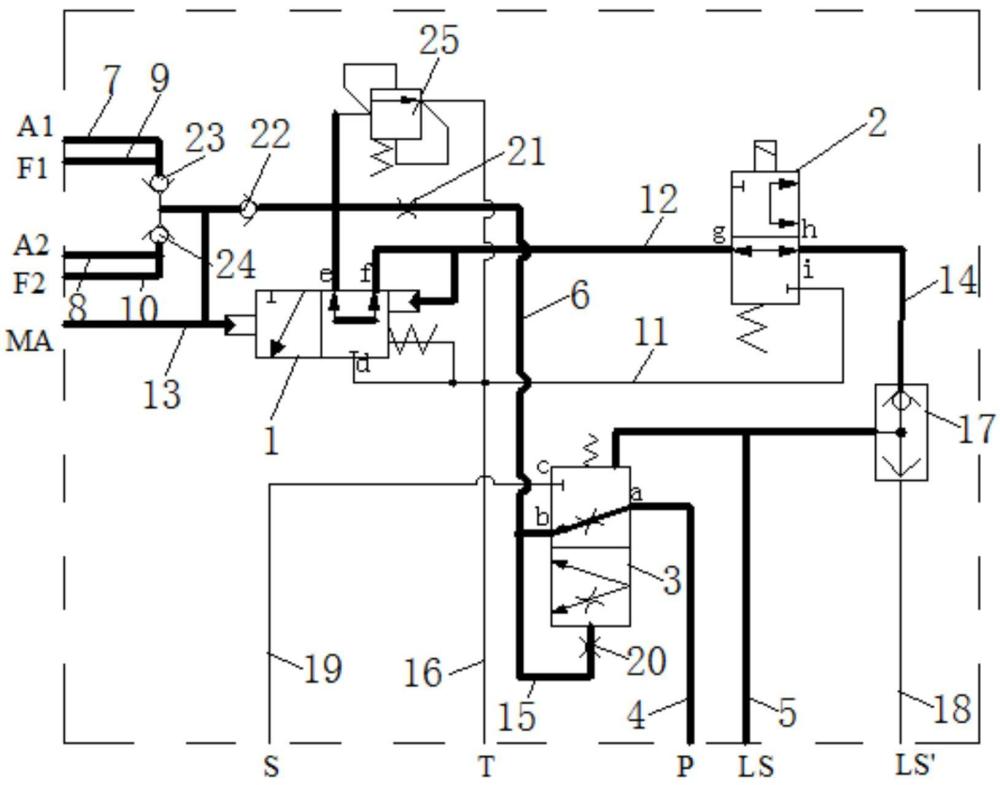 一種負載敏感系統充液閥及拖拉機的制作方法