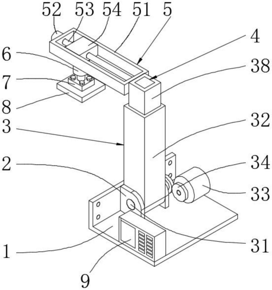 一種數控貼標頭自動調節機構的制作方法