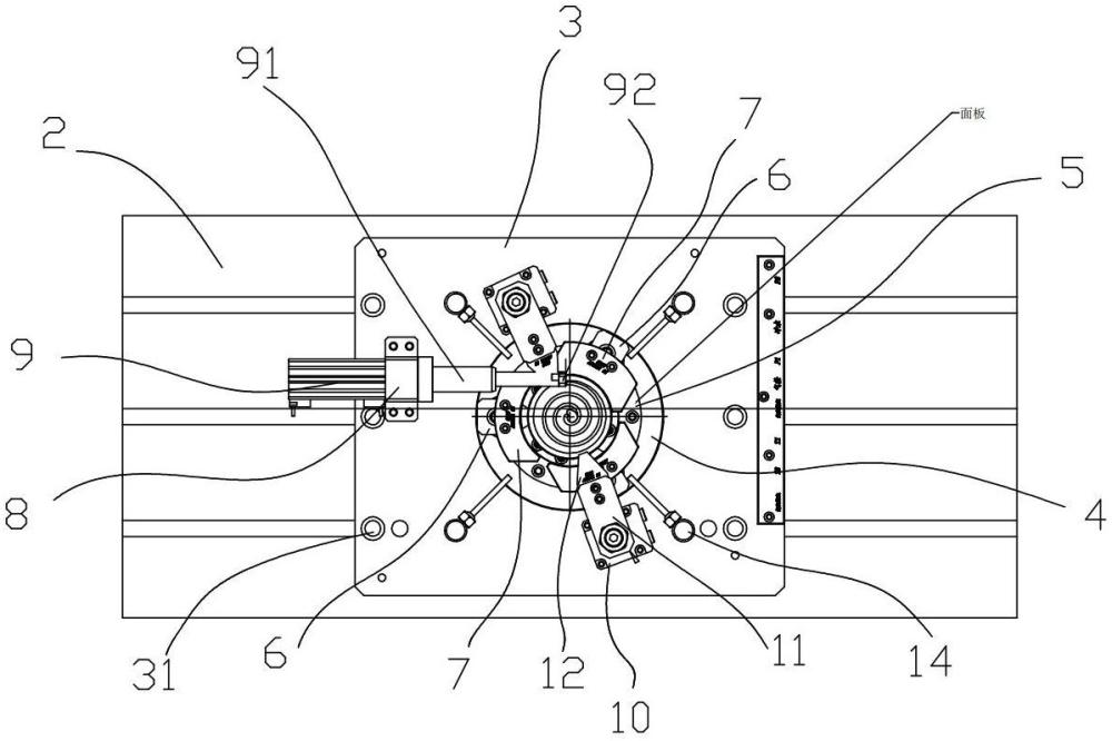 一種壓縮機渦旋盤的固定治具的制作方法