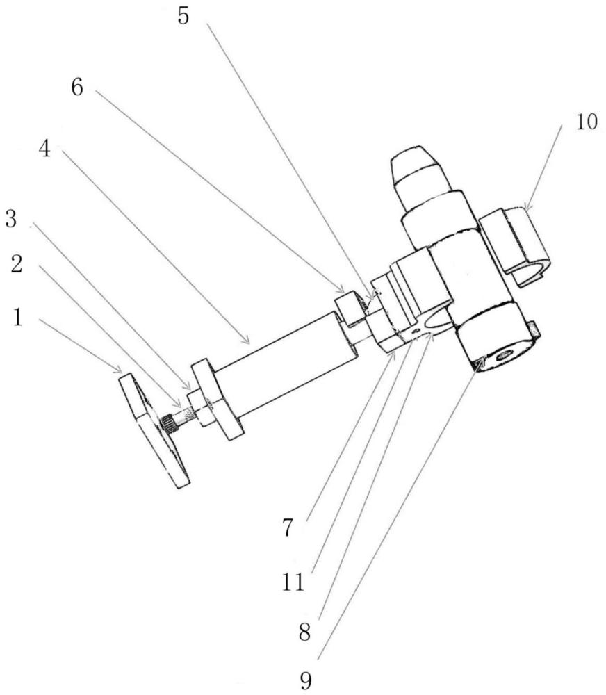 錨索臺(tái)車張拉器具萬(wàn)向機(jī)構(gòu)的制作方法