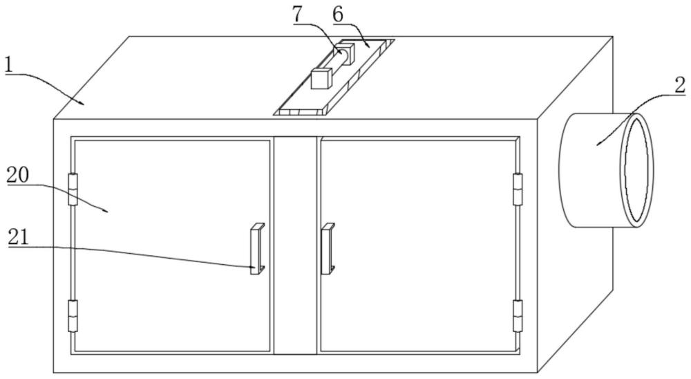 一種建筑施工粉塵吸收器的制作方法