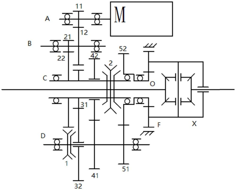 一種電驅(qū)橋單電機單行星輪式三檔減速器總成的制作方法