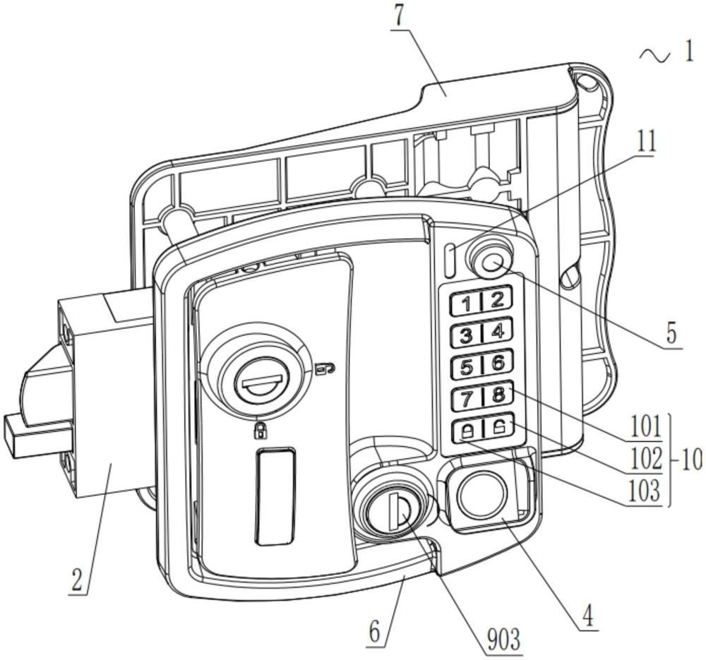 一種新型房車智能鎖的制作方法