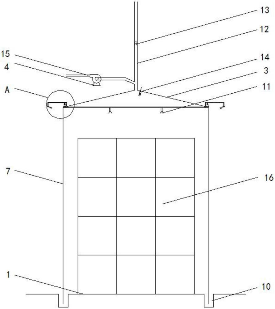 一種用于可燃物的防火堆積室的制作方法