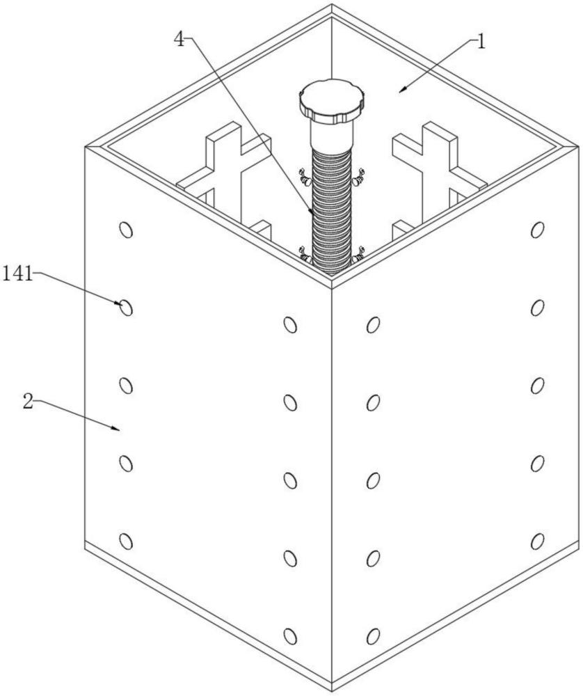 一種用于高杯口基礎(chǔ)的快拆可周轉(zhuǎn)支模的制作方法