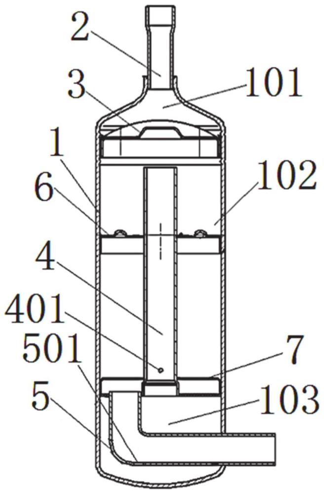 一種儲液筒結構及壓縮機的制作方法