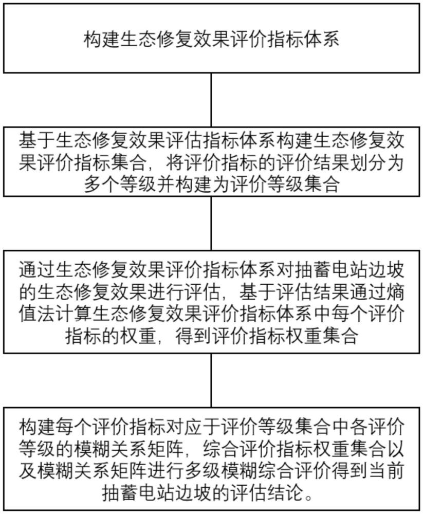 一種抽蓄電站邊坡生態(tài)修復效果評估方法與流程